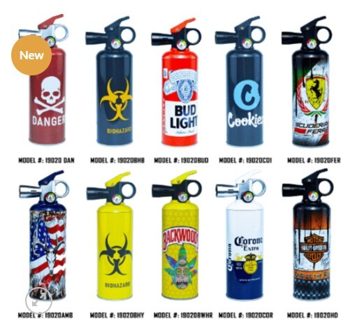 Techno Torch Extinguisher Poisonous Sign