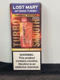 lost mary mti 15k turbo strawberry orange