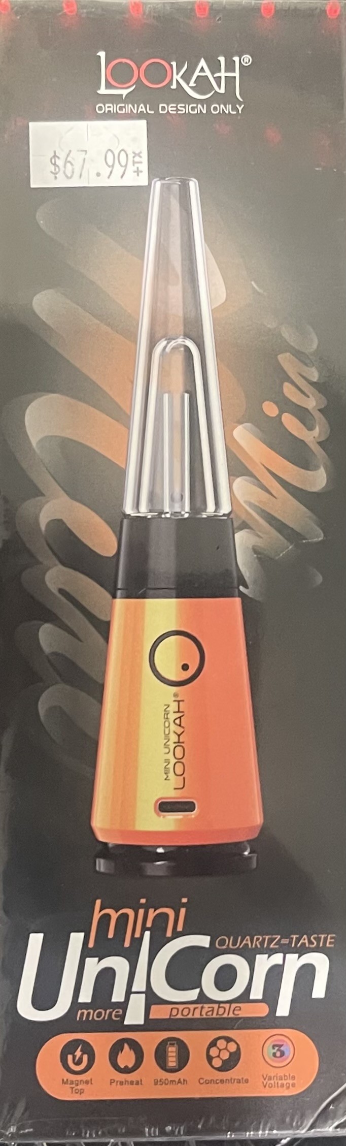 lookah min unicorn orange