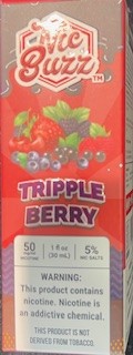 nic buzz tripple berry 50mg