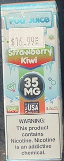 Pod Juice Strawberry kiwi 35mg