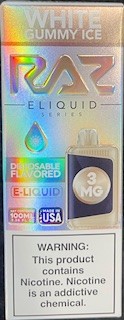Raz White Gummy 3mg