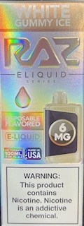 Raz White Gummy 6mg