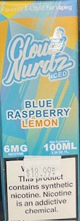 Cloud Nerds Blue Raspberry Lemon Ice 6mg