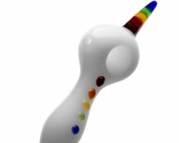 Goody Glass Unicorn Novelty Glass Hand Pipe